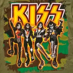 00s KISS キス ARMY Tシャツ　USメンズ古着ロックTバンドT