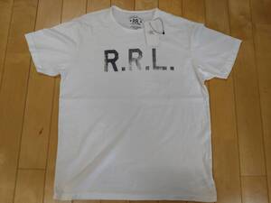 ＲＲＬ　ダブルアールエル　ステンシルプリントＴシャツ　サイズＭ