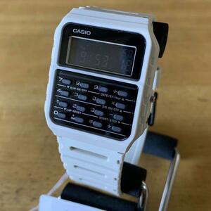 【新品・箱なし】カシオ CASIO データバンク カリキュレーター メンズ 腕時計 CA-53WF-8B ブラック ホワイト