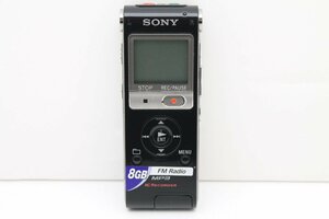 【送料無料】 中古品 SONY ICレコーダー/集音器 ICD-UX400F 8GB ブラック 宅急便コンパクト