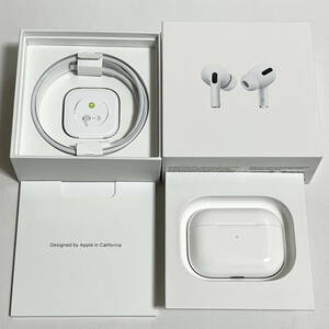 【中古超美品・1円開始】Apple アップル AirPods Pro MagSafe対応 ノイズキャンセリング A2083 A2084 A2190 MWP22J/A 正規品