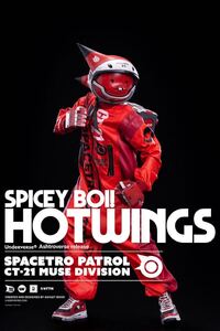 開封未展示 UNDERVERSE SPACETRO PATROL HOTWINGS (赤) threeA Ashley Wood