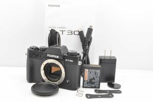 ほぼ新品★FUJIFILM フジフィルム X-T30 ボディ ブラック X-T30-B ミラーレス一眼カメラ R2054