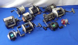 ◎ ジャンク　ベイトリール　まとめ　11点　経年　長期保管品　Daiwa　SHIMANO　RYOBI　Olympic等　現状品　1円～