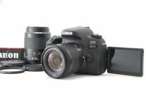 Canon キヤノン EOS 9000D ダブルズームキット 新品SD32GB付き ショット数2772回