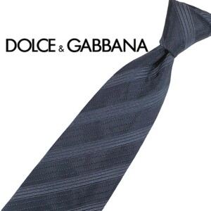 359/ DOLCE&GABBANA ドルチェ&ガッバーナ 中古 USED ストライプ柄 ネクタイ