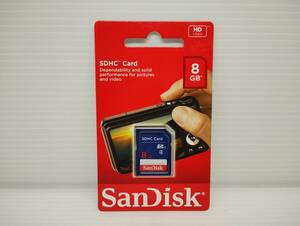  未使用・未開封品　8GB　SanDisk　SDHCカード　SDカード　メモリーカード