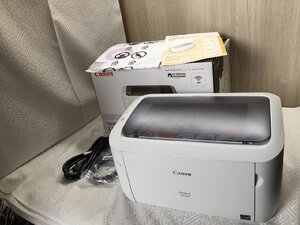 ●Canon A4モノクロ レーザープリンタ LBP6040 /1段 　印字1枚 USB　無線LAN(Wi-Fi)　元箱付【D1009W2-1F-20】