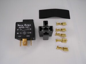 ミニリレー　NPR101S ノーマルオープンリレー　4極　 12V/30Ａ