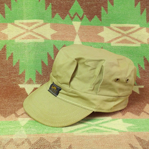 未洗い 【Lee C-30】 60s Twill Work Cap 7 1/4 60年代 ワーク キャップ 帽子 アーミー ツイル 黒タグ ビンテージ ヴィンテージ 50s70s