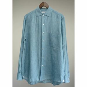 Loro Piana LINEN SHIRT ロロピアーナ　リネンシャツ　col.Light Blue size.M