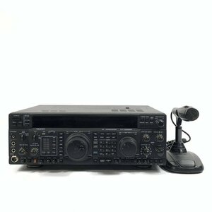 YAESU ヤエス FT-1000MP HF トランシーバー [内部画像あり] スタンドマイク(MD-100)付き◇ジャンク品