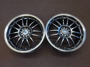 A-91　RAYS VOLK RACING RE30　★17×7.5J ET50 PCD114.3 5H 2本★　軽量　鍛造 FORGED　人気商品　Racing sports car　等に是非　！