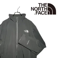 ⛽ノースフェイス　ソフトシェルジャケット　NORTHFACE　薄手上着　刺繍ロゴ