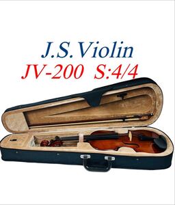 ■メンテ品■ J.S.Violin 弦楽器 バイオリン ヴァイオリン JV-200 4/4サイズ