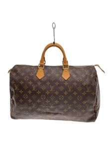 LOUIS VUITTON◆1)スピーディ40_モノグラム・キャンバス_BRW/PVC/BRW