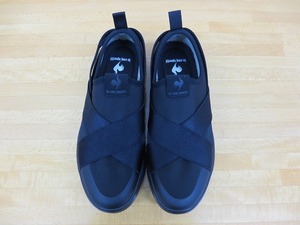 le coq sportif ブラックスポーツシューズ