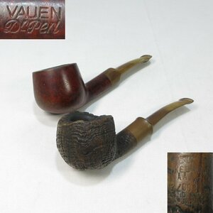 【G3073】喫煙具 パイプ TSUGE IKEBANA AA 2/008 HANDMADE JAPAN 柘製作所 VAUEN 6021 2本セット