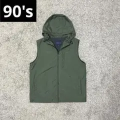 90s OLD UNIQLO ナイロンベスト archive y2kヴィンテージ