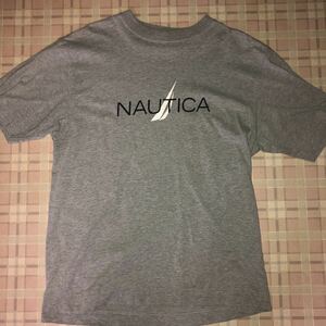 Nautica ノーティカ　Tシャツ　グレー　M ロゴTシャツ 半袖Tシャツ