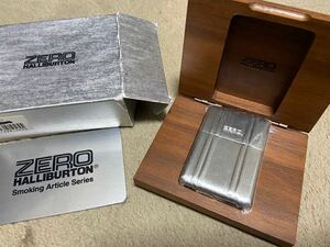 極美品 ZIPPO ゼロハリバートン ジッポー ライター ZERO HALLIBURTON コラボレーションモデル ジッポ