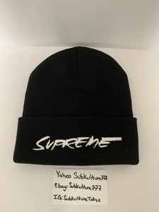 【新品】 Supreme　シュプリーム　Futura Logo Beanie ビニ ブラック　黒　帽子　F 希少