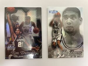 NBAカード　ティム・ダンカン　TIM DUNCAN FLAIR SHOWCASE FLEER’98-‘99 ※２枚セット