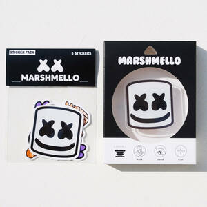 Marshmello マシュメロ スマホグリップ & ステッカーパック