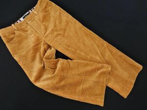 A/T エーティー コーデュロイ クロップド パンツ size38/キャメル ◇■ ☆ eba9