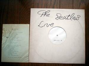 【LP】THE BEATLES LIVE(70年代日本製TPL3032JAPANESE 1970’S VINTAGE PRESS)