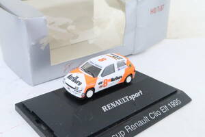 herpa RENAULT sport clio CUP Marlboro クリオカップ 箱難 1/87 西ドイツ製 ヨレ