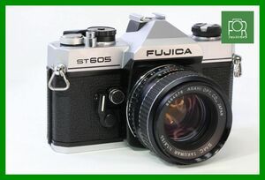 【同梱歓迎】実用■FUJIFILM FUJICA ST605 ボディ+SMC 55mm F1.8■シャッター全速完動・露出計不良■AAA243