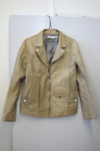 格安 nonnative ノンネイティブ RIDER BLOUSON - COW LEATHER. NN-J2401 レザー ライダース ジャケット グレー 1 送料無料