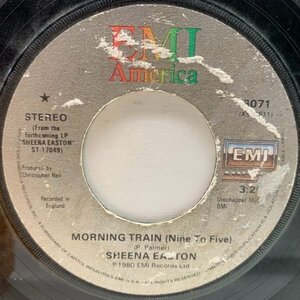 USオリジナル 7インチ SHEENA EASTON Morning Train (Nine To Five) (