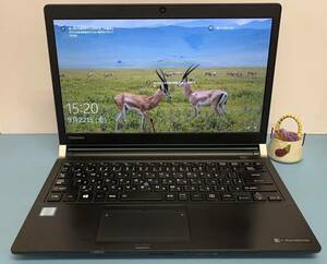 中古ノートパソコン★Windows10★toshiba Core i5-7200U/@2.70GHz/8GB/SSD 128GB/13インチ以上★