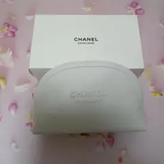 新品未使用 CHANEL シャネル スキンケア ポーチ ホワイト