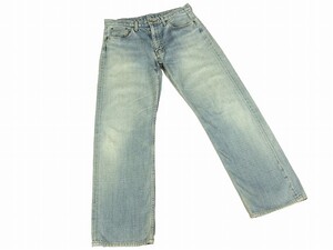 美*POLO JEANS CO.RALPH LAUREN ラルフローレン*インパクト21正規品*ライトブルー系*擦れ感ダメージ加工*メンズ*デニムパンツ*ジーンズ*32