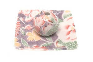 華友禅 小角皿 お香立て 陶器 ACSWEBSHOPオリジナル