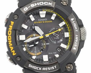 [中古品] 稼働品【CASIO】G-SHOCK FROGMAN フロッグマン GWF-A1000-1AJF Bluetooth 電波ソーラー 動作OK 中古品 箱 保証書付 定価9.9万