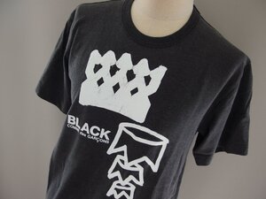 ブラックコムデギャルソン★半袖Ｔシャツ★未使用★カットソー★ロゴ★プリントに割れあり★Ｓサイズ★BLACK COMME des GARCONS