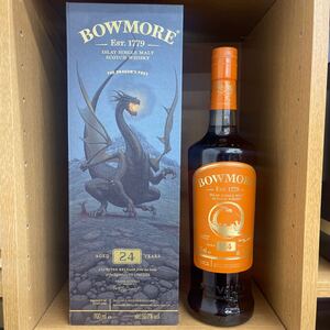 ボウモア 24年 Bowmore Frank Quitely Dragons whisky 限定 スコッチ ウイスキー アイラ シングルモルト箱付50.7% 700ml検:山崎18年/響21年