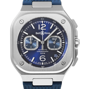 BR05 CHRONO BLUE STEEL Ref.BR05C-BU-ST/SRB 中古品 メンズ 腕時計