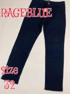 RAGE BLUE 濃紺　チノパン　32 ネイビー　レイジブルー