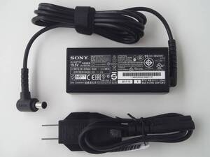 ■新品未使用 SONY 純正ACアダプター AC ADAPTER VGP-AC19V75 19.5V 2.3A ソニー VAIOノートPC用 送料600円 (1)