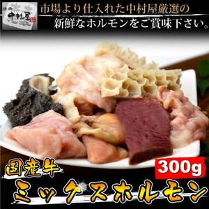 「1円」【10数】国産牛ミックスホルモン300g(焼肉、もつ鍋)