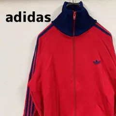 希少　adidas 80s デサント　トラックジャケット　レッド　adidas