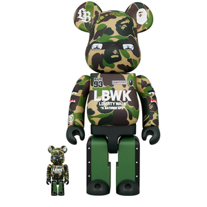 LBWK × BAPE 100% & 400% ベアブリックセット/未開封