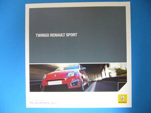 【カタログ】 ルノー トゥインゴ スポール ★ RENAULT TWINGO SPORT ★2009年10月発行　正方形 16ページ/送料180円