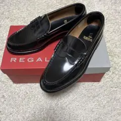 未使用級　REGAL　コインローファー　ドレスシューズ　2177 レザー