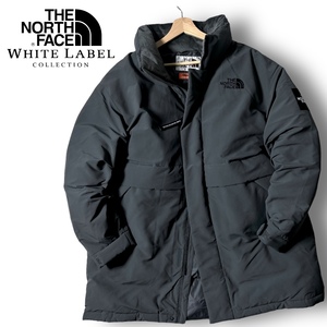 新品 THE NORTH FACE ノースフェイス ホワイトレーベル 撥水 防風 防寒 エコダウンジャケット ダウンコート モンスターパーカー L ◆B2714